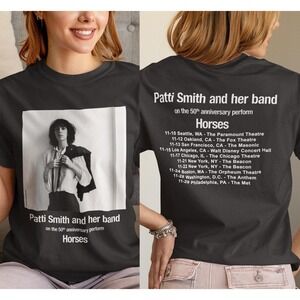 Unisex Tshirt Patti Smith Shirt 2 Sided